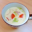 簡単♪ 野菜とベーコンのクリームスープ